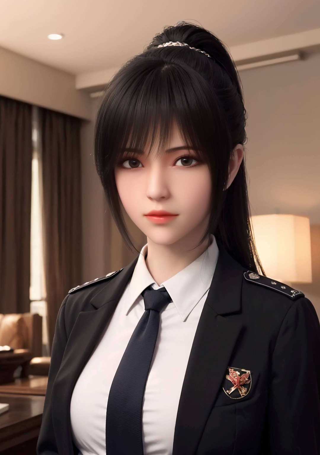 今天为大家带来一场视觉盛宴！国漫之光《雄兵连》中的女神琪琳让琪琳的美貌与力量