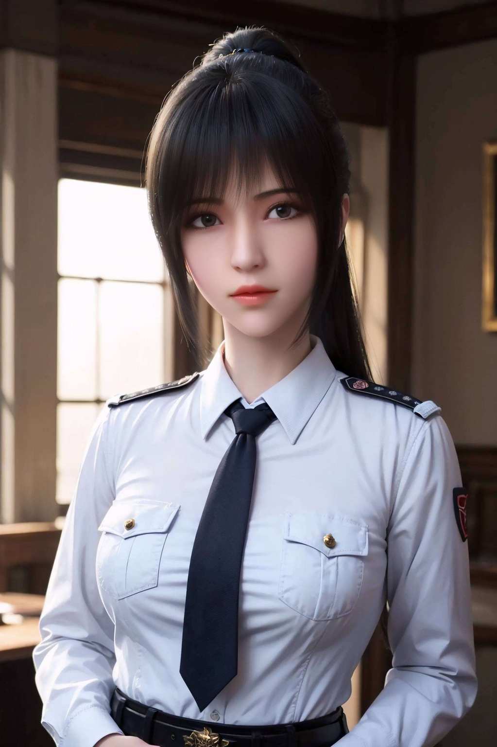 动态壁纸一挂这位姐姐可是英姿飒爽