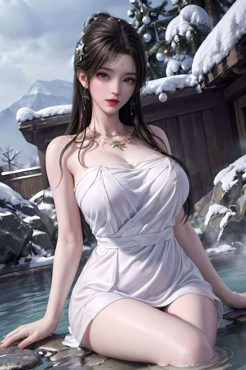 清漪那优雅的身姿这款壁纸简直美得让人心动