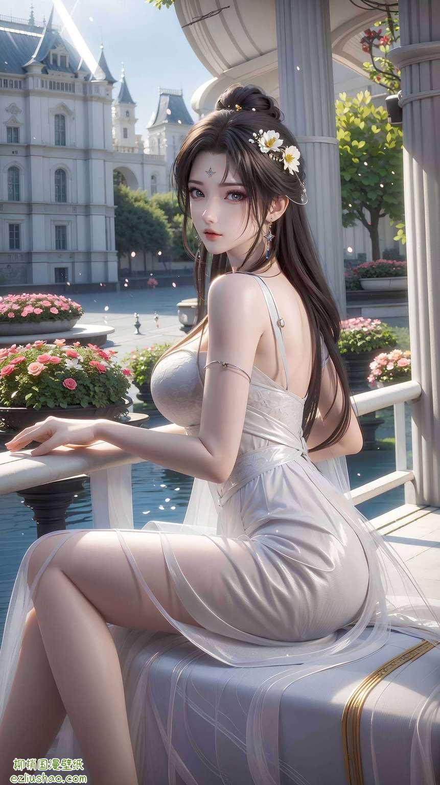 壁纸大全美女翩翩