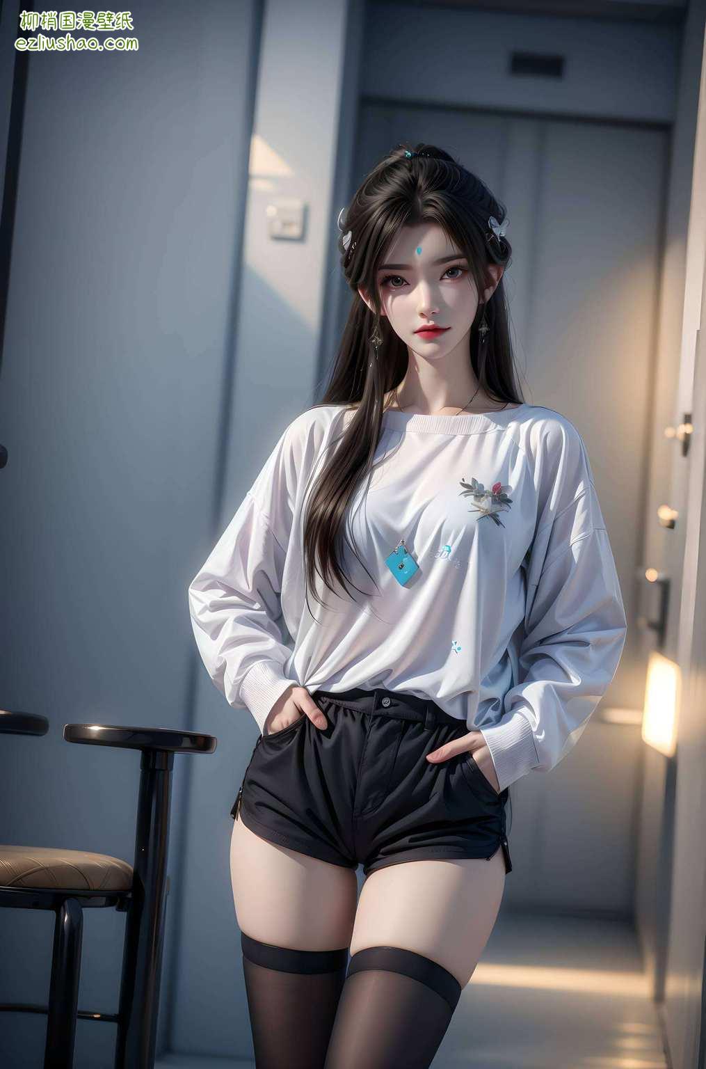 曲线曼妙犹如水中的精灵