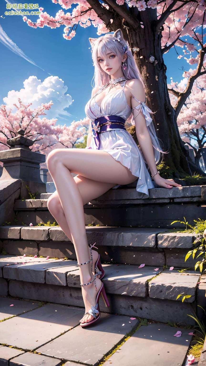 圣采儿的美背简直就是国漫女神的完美诠释！背后那神秘的玄幻气息