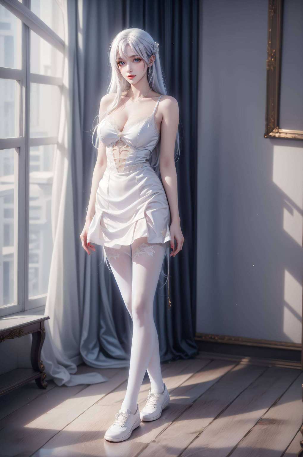 想要让你的平板桌面焕然一新吗？快来看看这款圣采儿刺客女王图片壁纸吧！她是神印王座中的国漫女神感受国漫美女的魅力