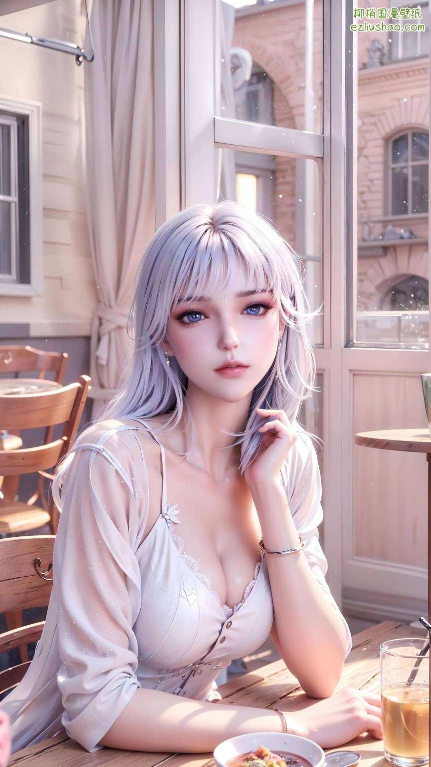 以其清新脱俗的美貌和独特的玄幻气质让这位国漫女神陪伴你的每一次滑动