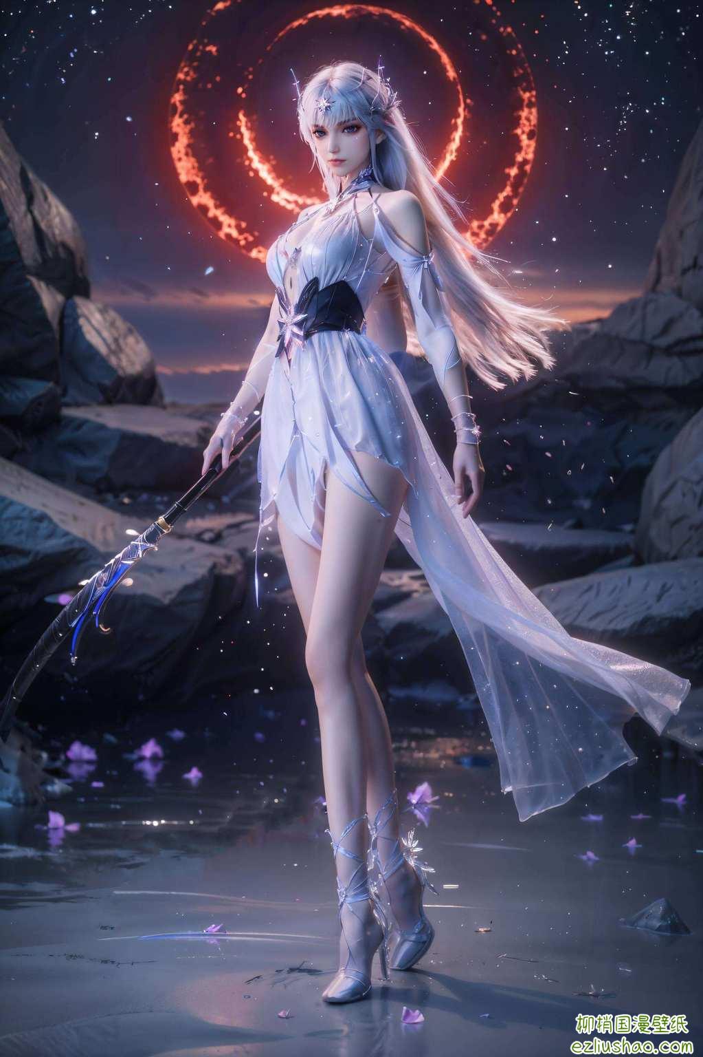 快来看看这位国漫美女的壁纸吧各位动漫迷们