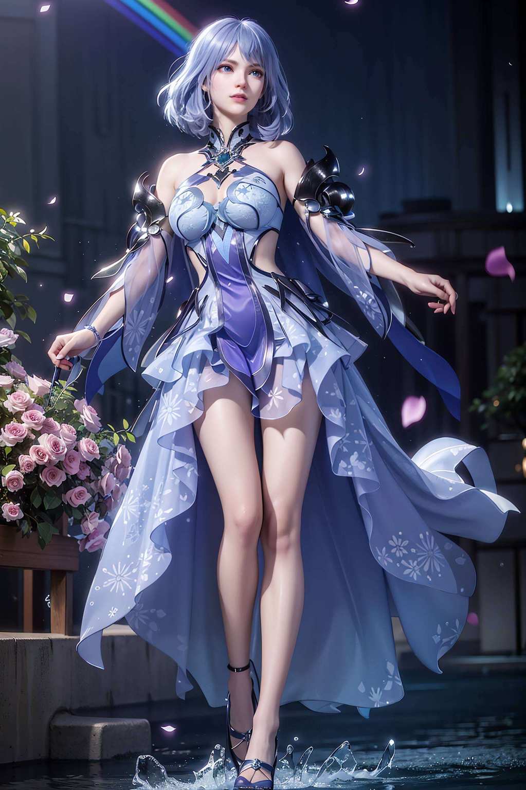 国漫美女映水冰儿翩翩舞