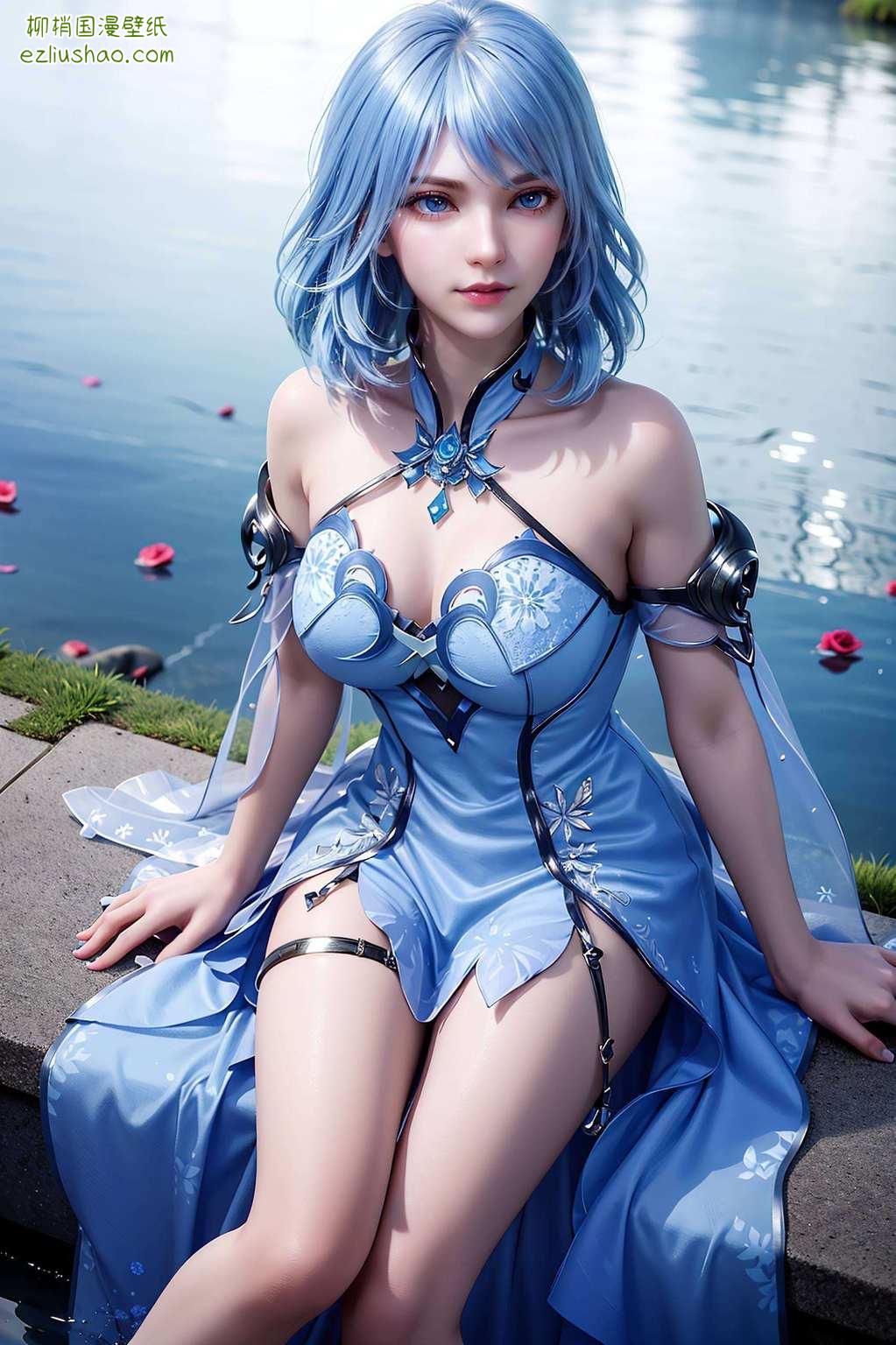 她是国漫中的女神代表将她的动态壁纸全屏设置为你的手机背景
