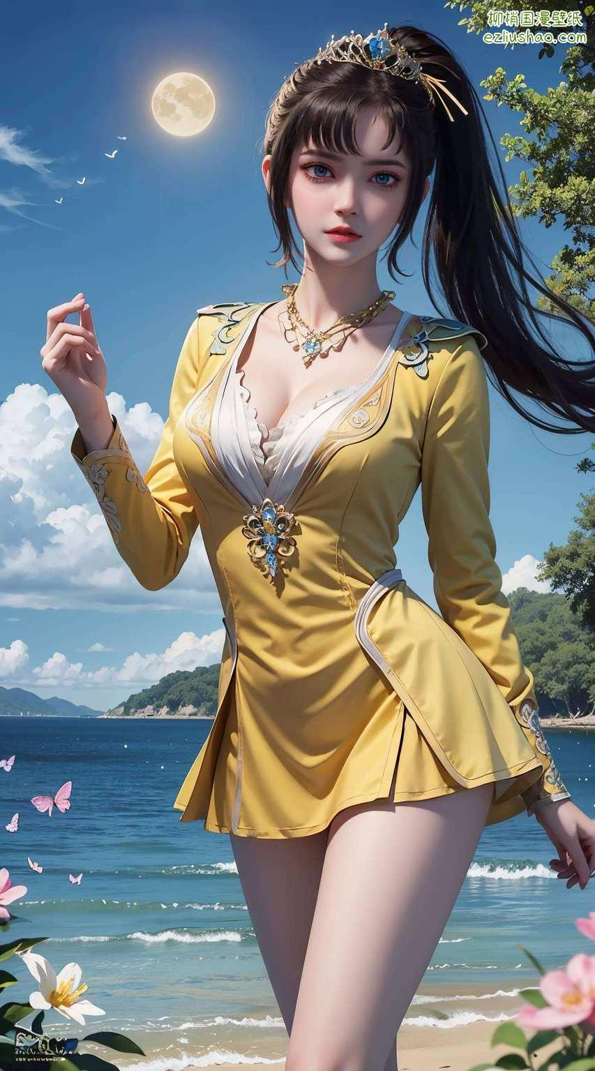 她的美不仅仅是静态的嘿