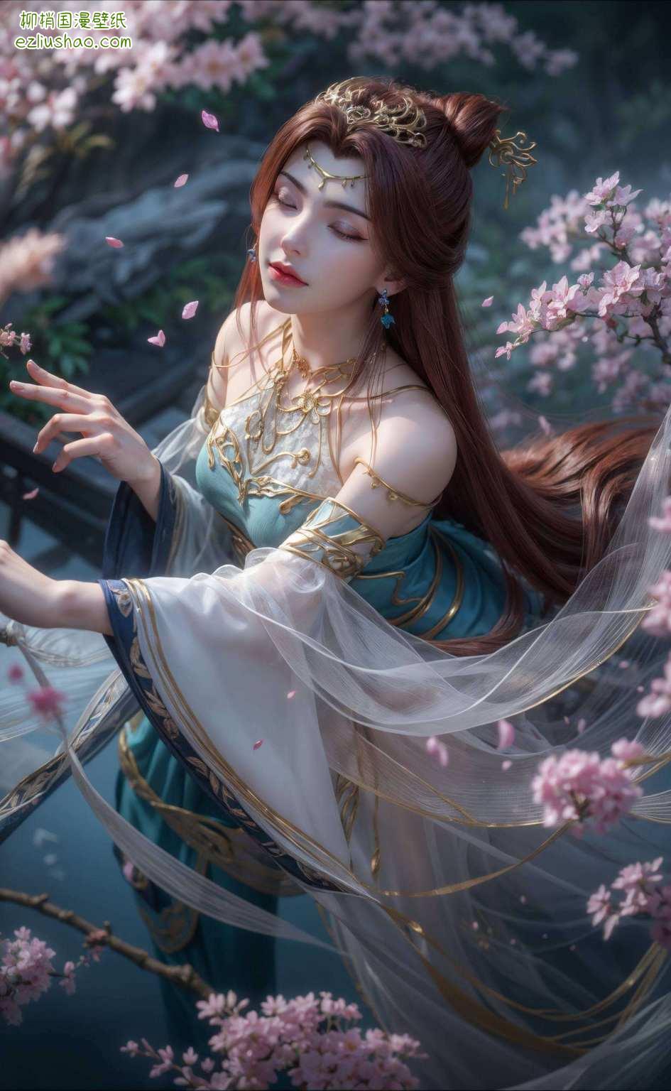 其姿色艳丽婉若游龙