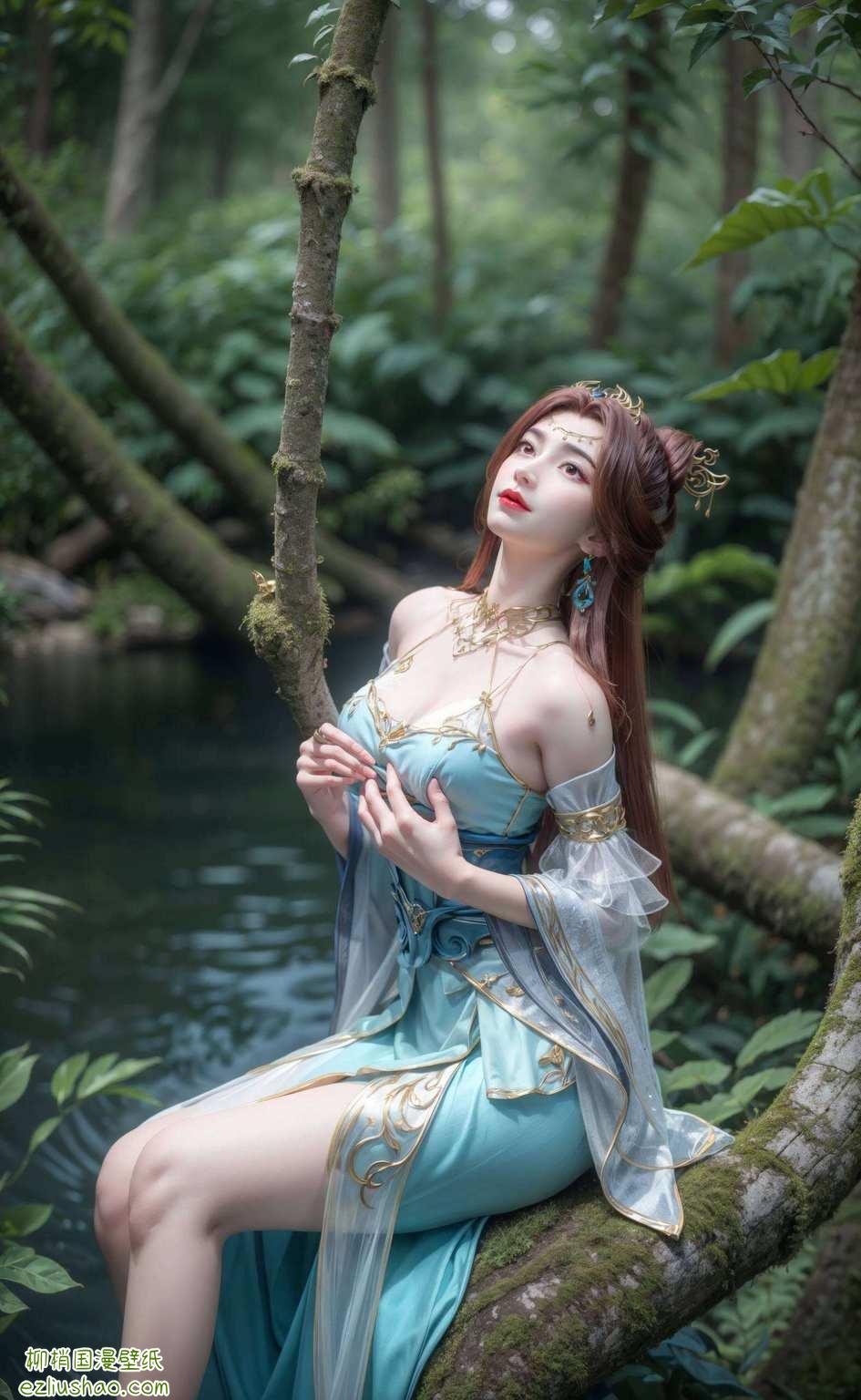 今儿给大家带来个国漫界的超级女神——苏灵韵！这可不是一般的国漫女神哦嘿