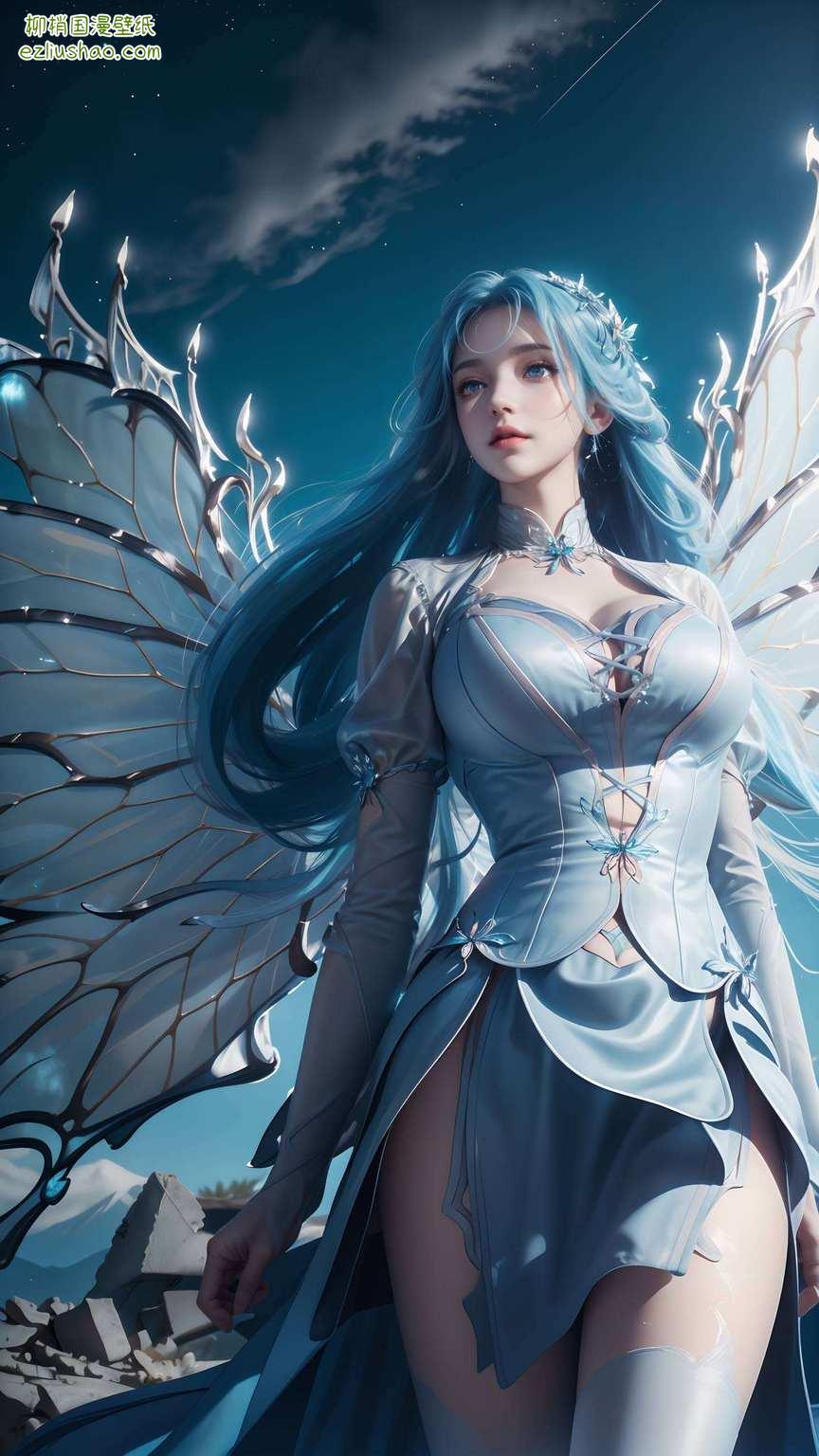 国漫女神唐舞桐的盛世美颜让你一秒钟穿越到玄幻世界！高清竖屏设计