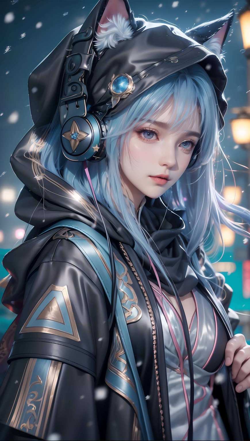 玄幻世界伫立屏中