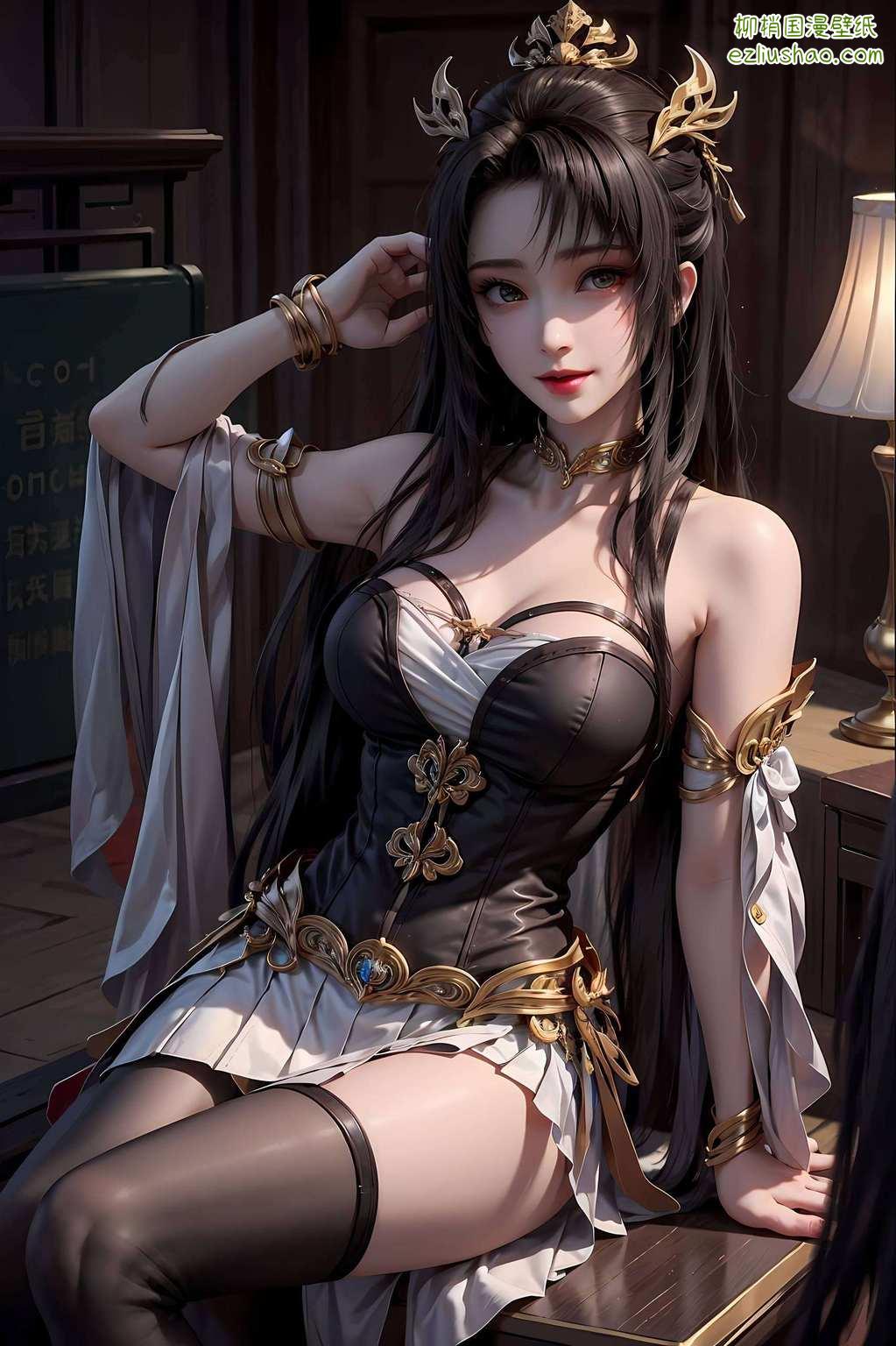 还把古香古色的韵味带到了现代这位国漫界的优雅女神