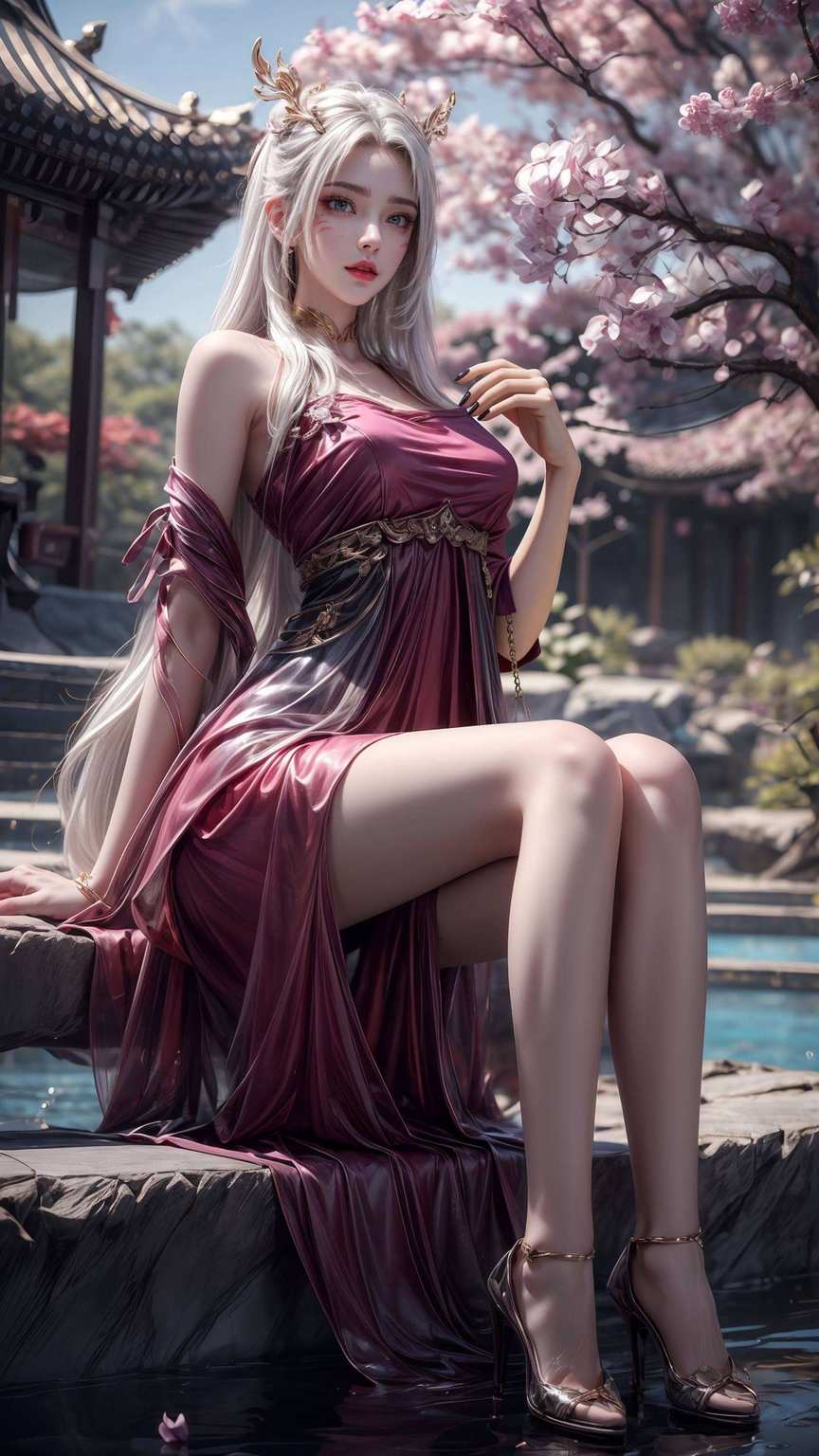 简直就像是完美世界里走出来的女神各位看官