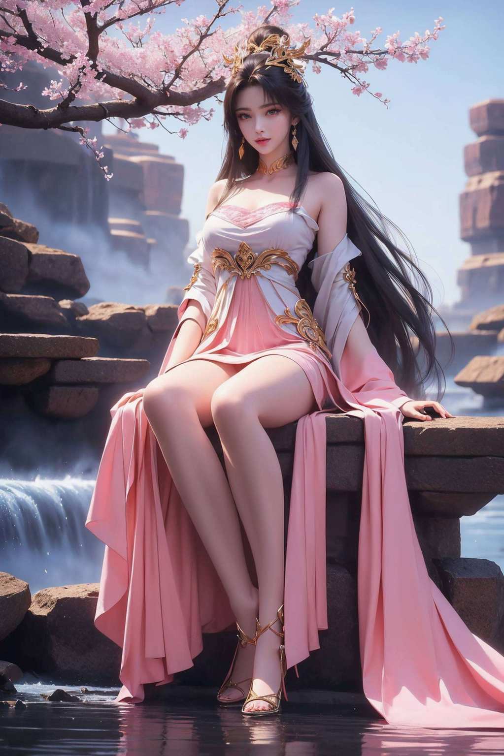 她的每一次眨眼都如同星辰般璀璨天狐仙子