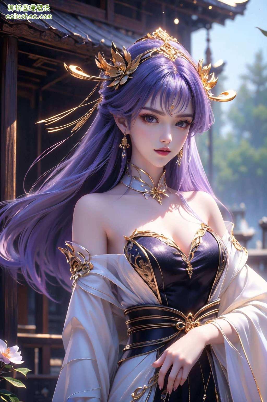 国漫女神们在画中舞动绘就古韵华章