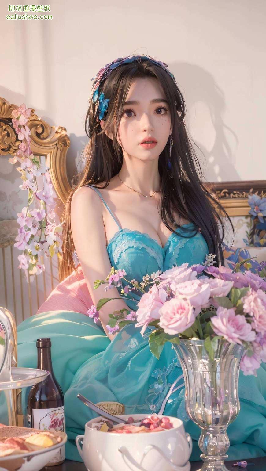 这位国漫界的绝世美女为你的手机屏幕增添一份别样的风情