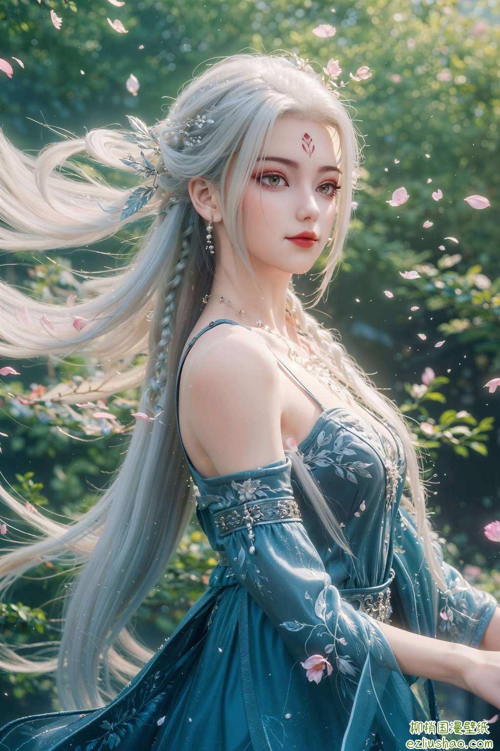 轻松打造你的个性化桌面背景！一次性满足你对动漫美女的向往