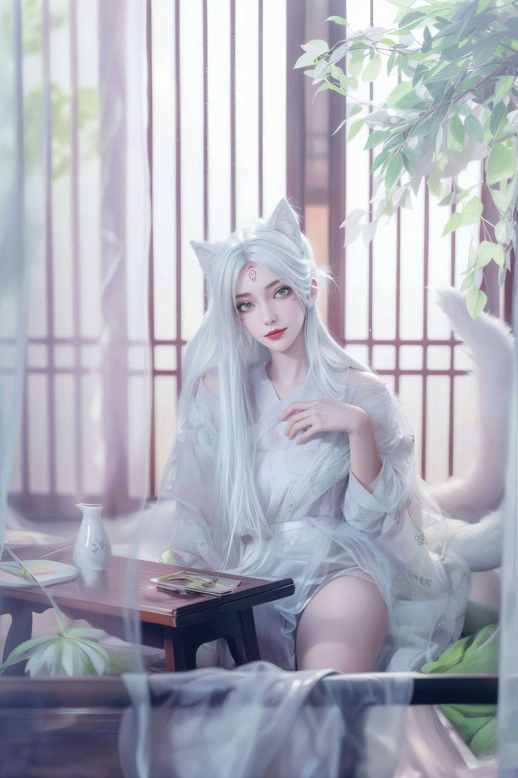 都在你的手机上完美呈现小白壁纸这眼泪花儿流的