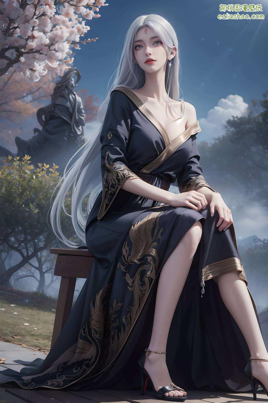 每一帧都是国漫女神的倩影在这绚烂的动漫世界里