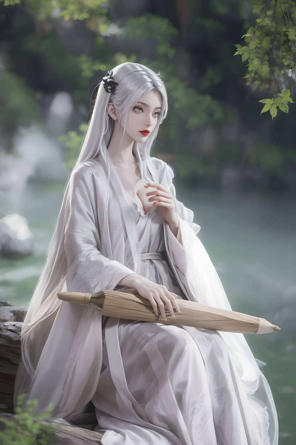 配上那诛仙的美景小白壁纸免费哦