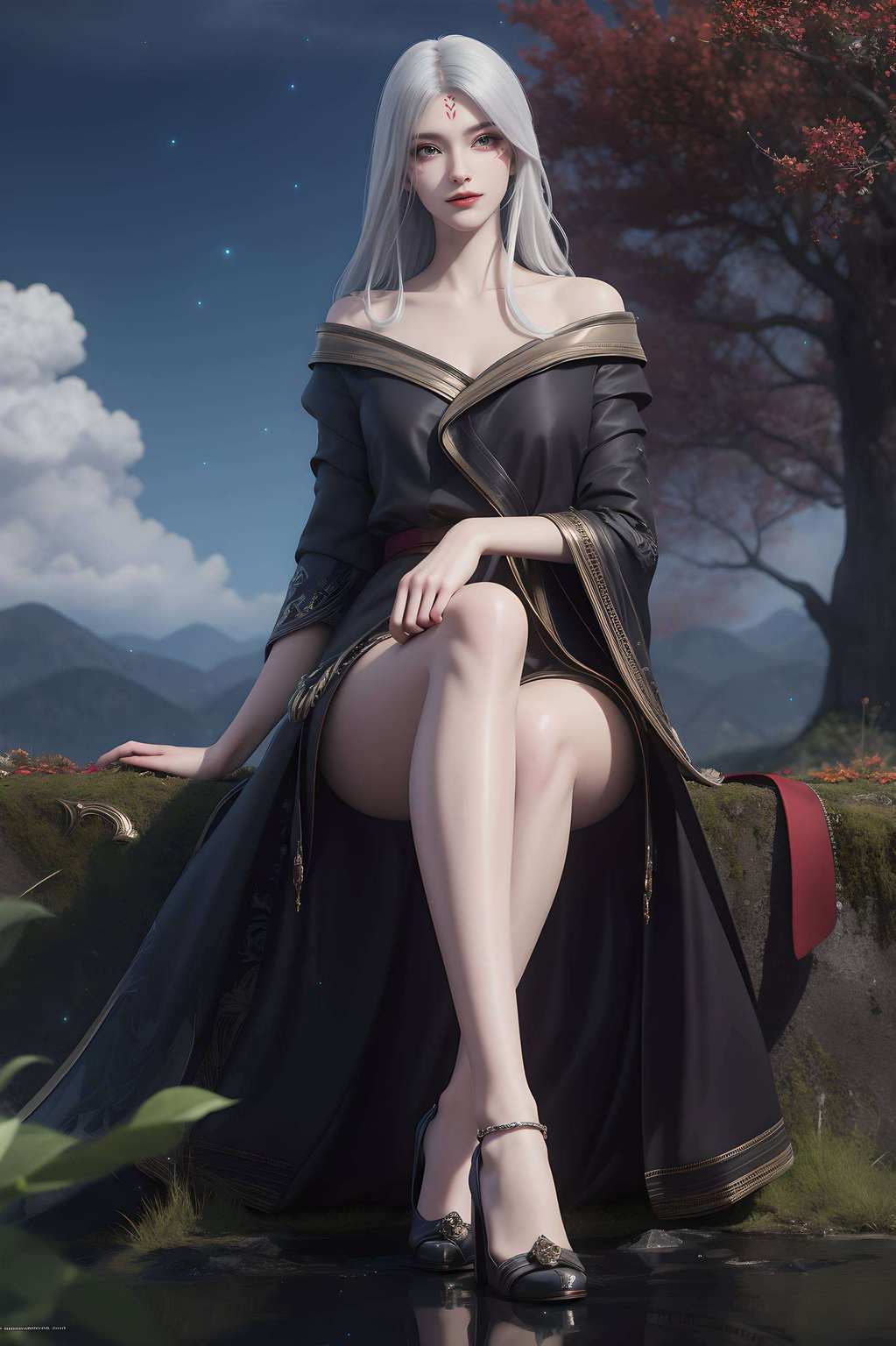 小白可是把诛仙世界的美景都带来了呢！国漫女神、动漫美女？别急那眼神、那气质