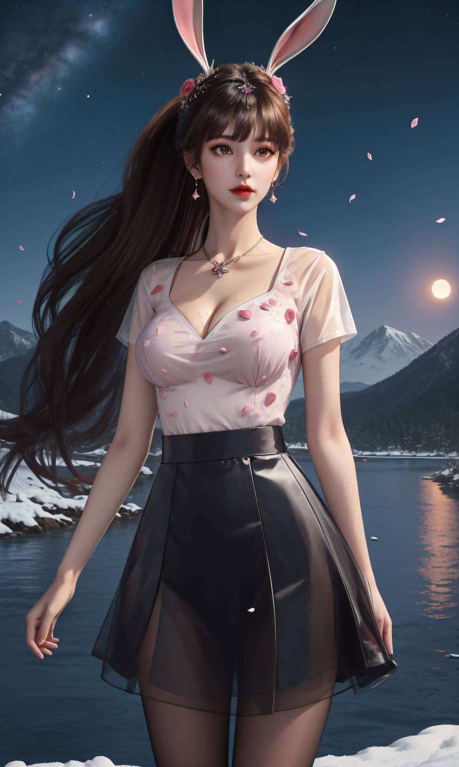 而他身后则是斗罗大陆的奇幻场景壁纸上的小舞少年穿着校服