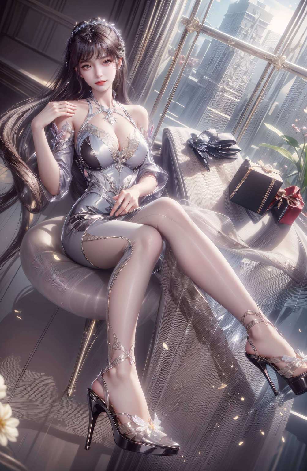 想要捕获这位国漫女神的心？那就快快收入你的电脑壁纸吧舞动你的心弦
