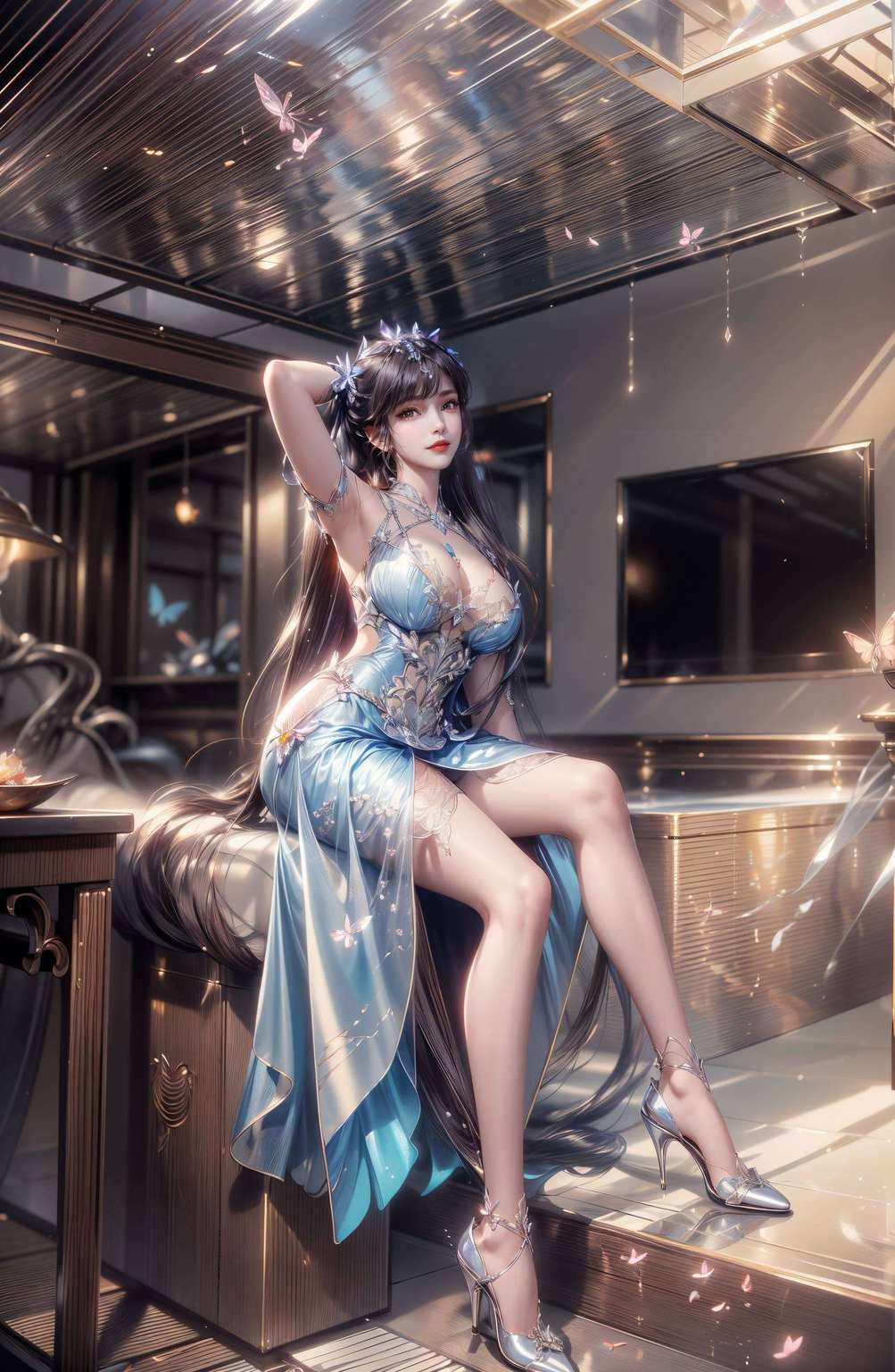 别看她平时萌萌哒那就是气场全开的国漫美女