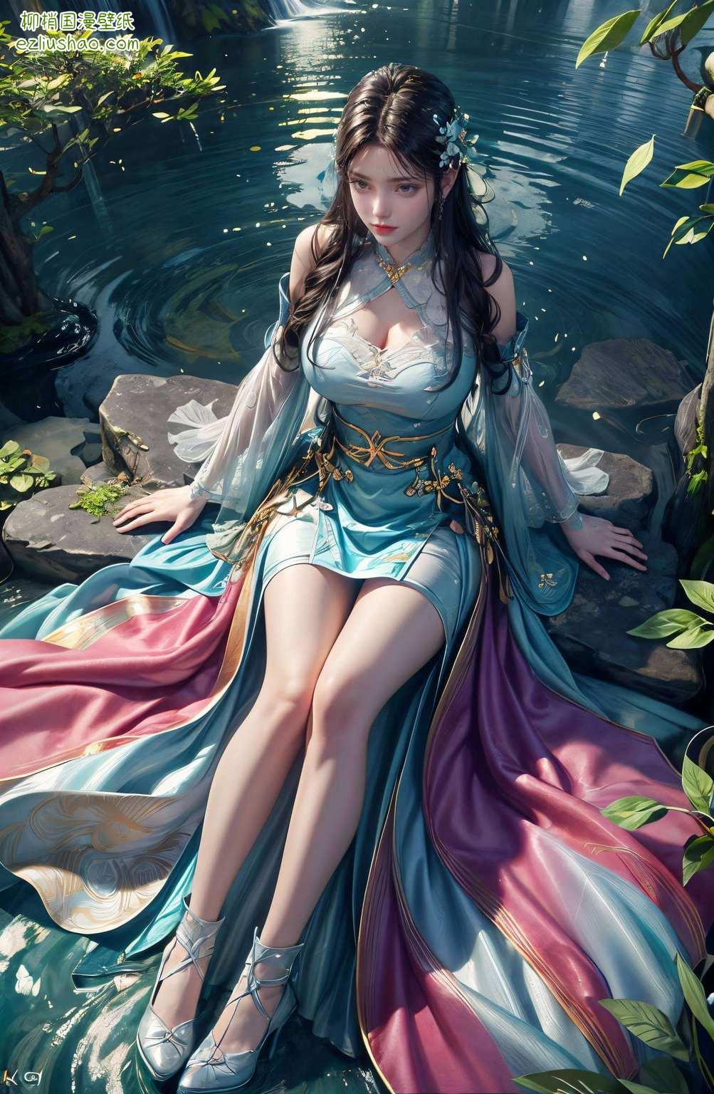 保准让你的桌面瞬间玄幻升级快来看看这款超精美的萧薰儿壁纸！她是斗破苍穹中的古族千金