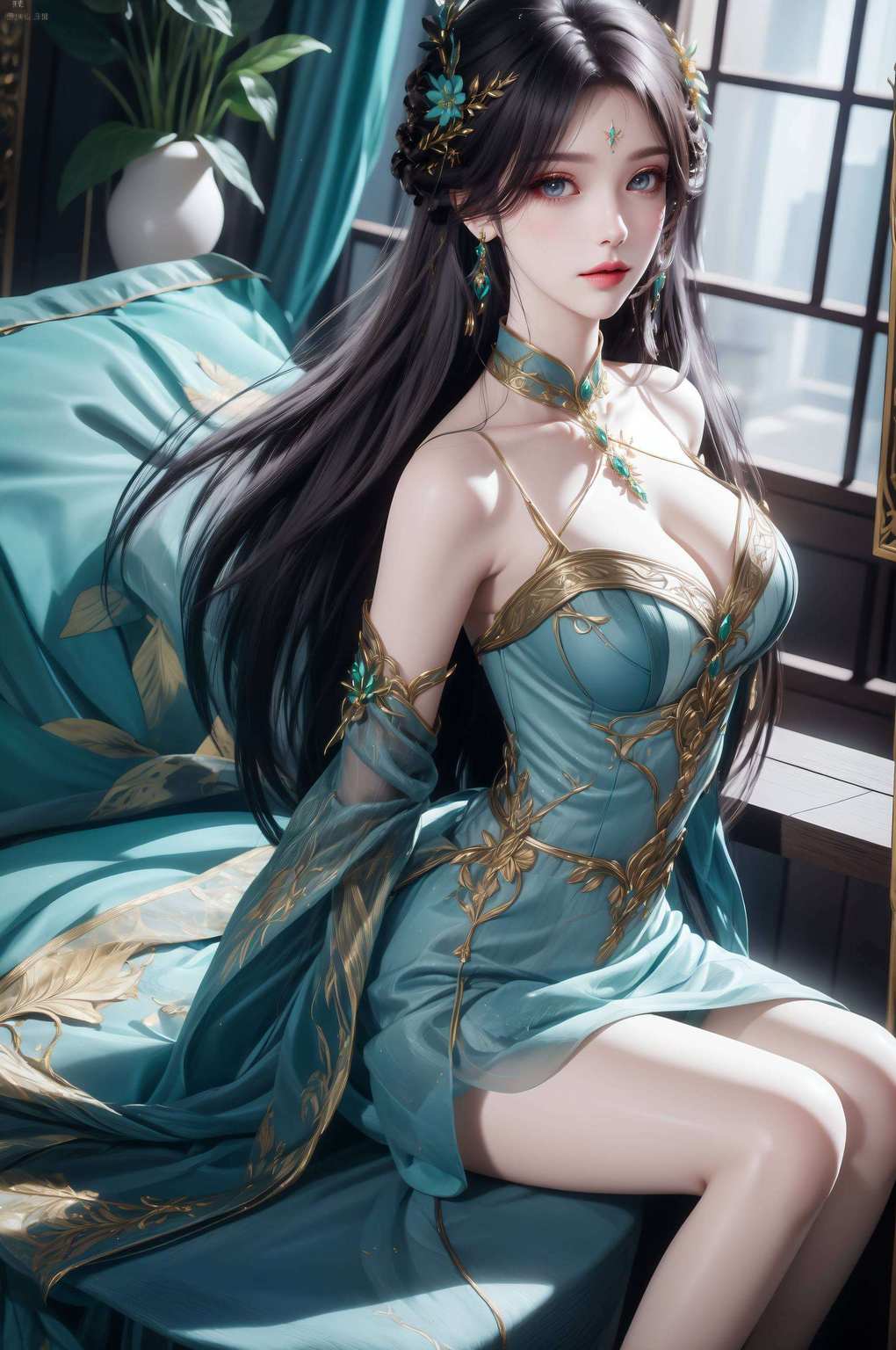 画卷中来斗破苍穹舞