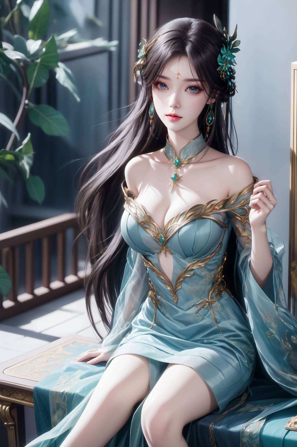保准让你的手机瞬间变身古族国漫风！快来看看这位国漫女神的迷人风采吧嘻嘻