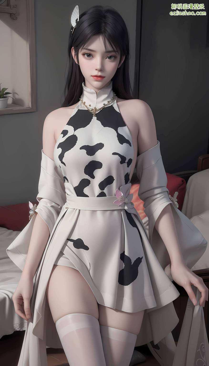 美女灵动存古族千金影