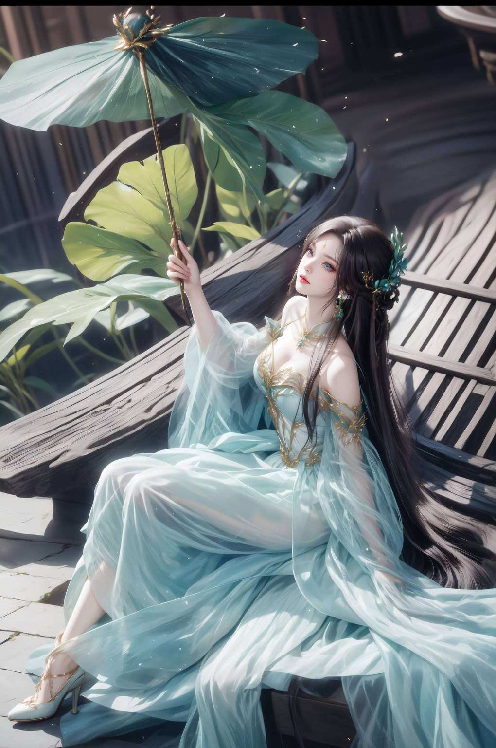 让这位国漫女神陪伴你每一天吧！保准你的手机瞬间变身玄幻仙境