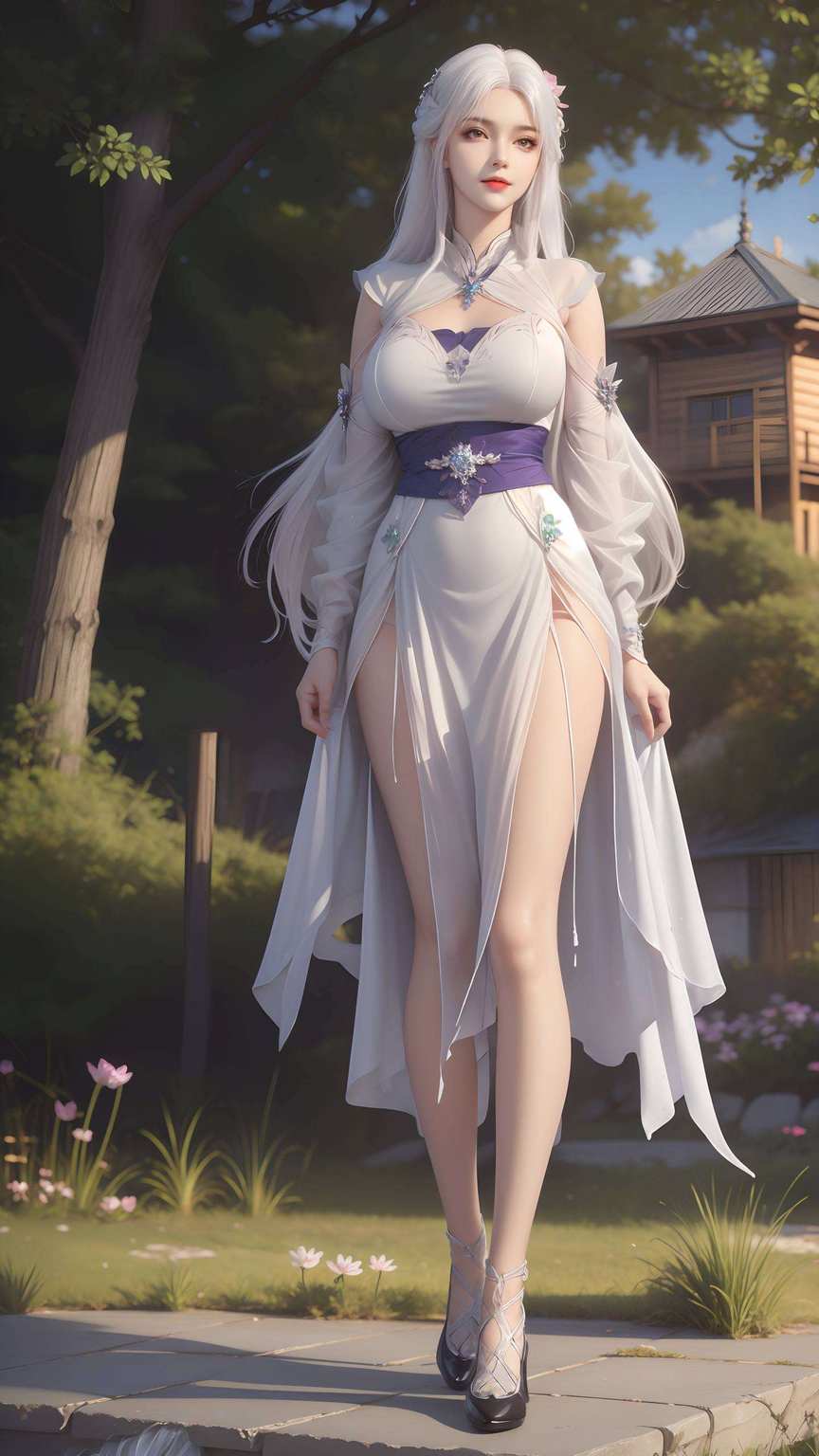 犹如一幅流动的画卷她的风采
