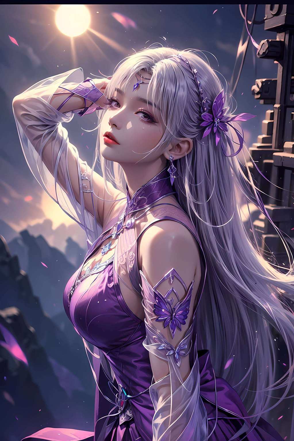 小医仙的超美壁纸大放送！斗破苍穹里的厄难毒体女神让你手机瞬间变身玄幻仙境