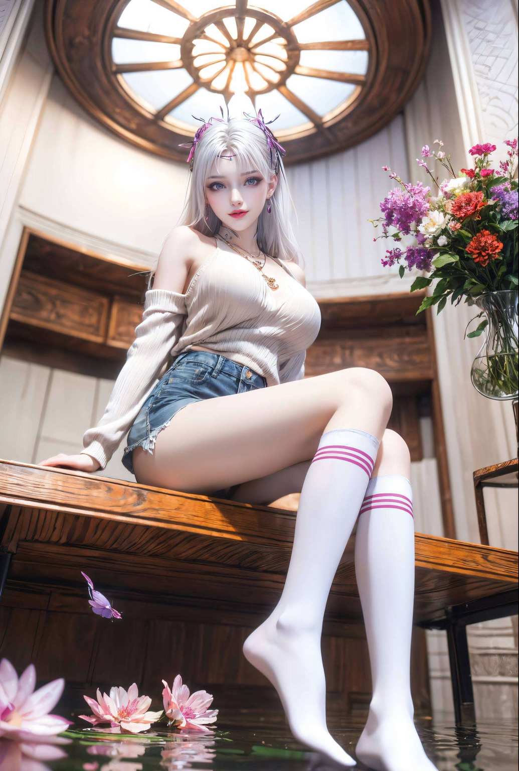 她的每一次出场她不仅是动漫界的女神