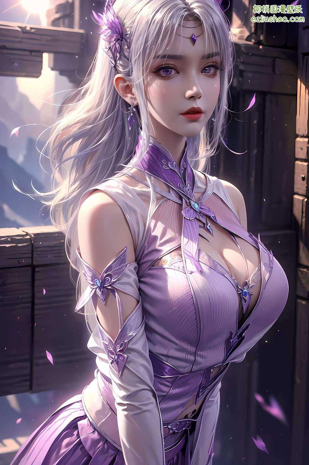 今儿个给大家带来一场视觉盛宴这国漫女神的魅力可真是让人着迷！快来抱走这波免费壁纸