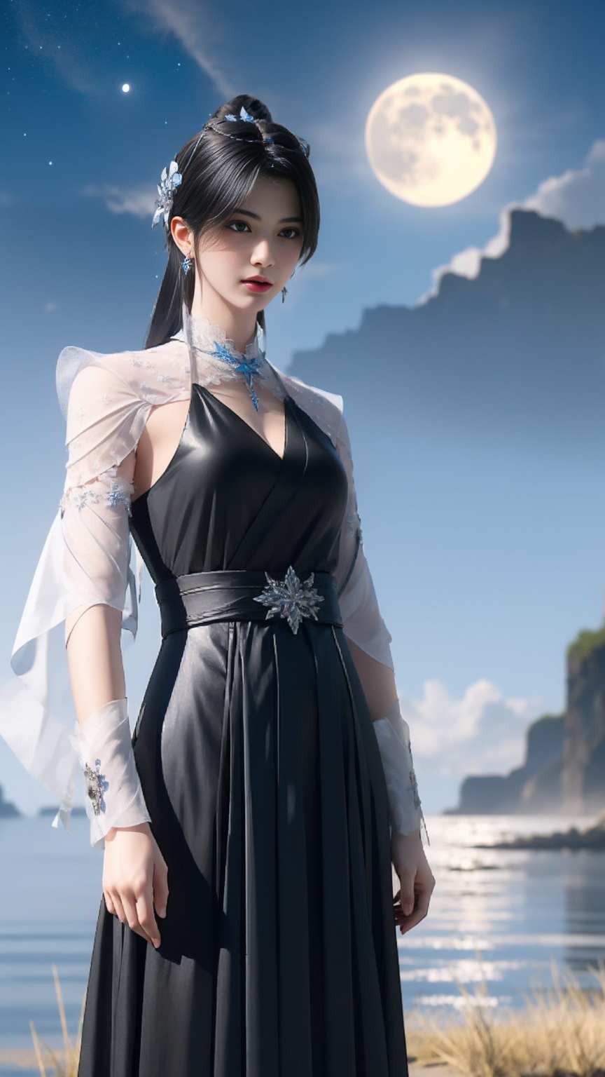 月色倾城一览无遗