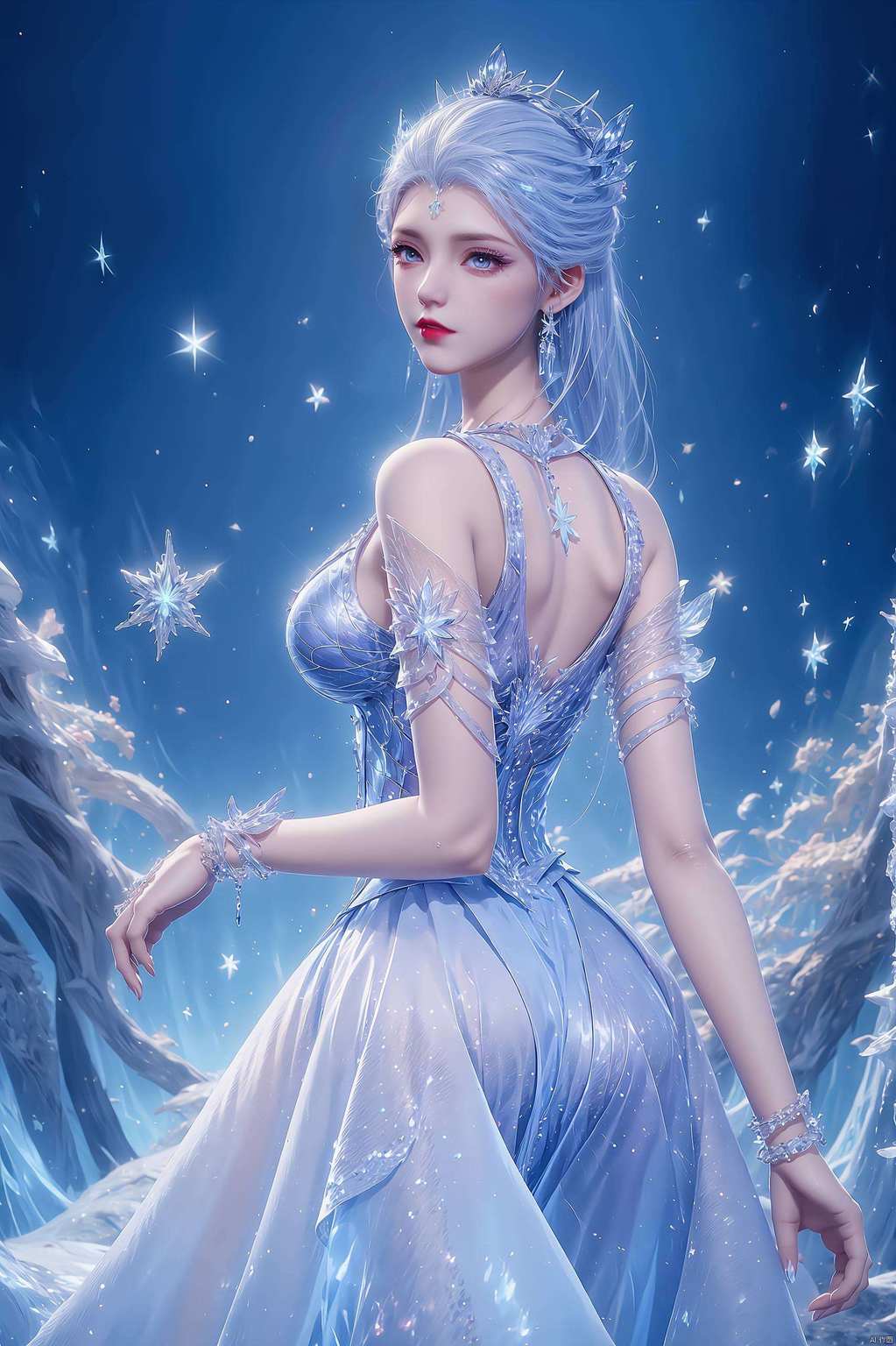 更带来了一份玄幻世界的神秘气息雪女壁纸不仅展现了国漫美女的独特魅力