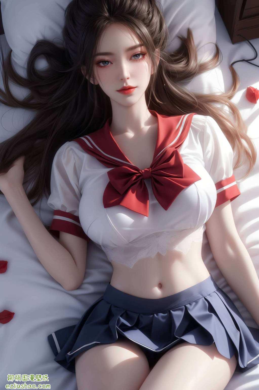 快来感受这波国漫美女的魅力吧！动漫迷们！我这儿有一套超精美的焰灵姬全身壁纸