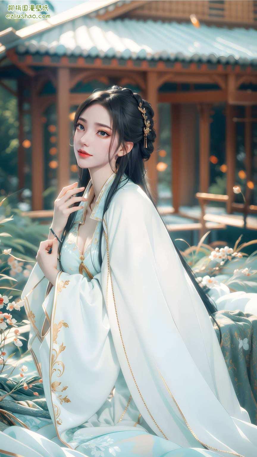 让你的手机屏幕瞬间焕发古香古色的光彩！融合了遮天壁纸的神秘与国漫女神的优雅