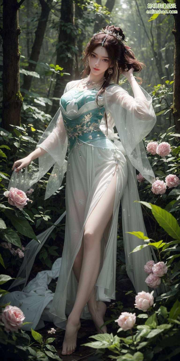 嘿今天给大家带来一组古香古色的国漫女神高清电脑壁纸
