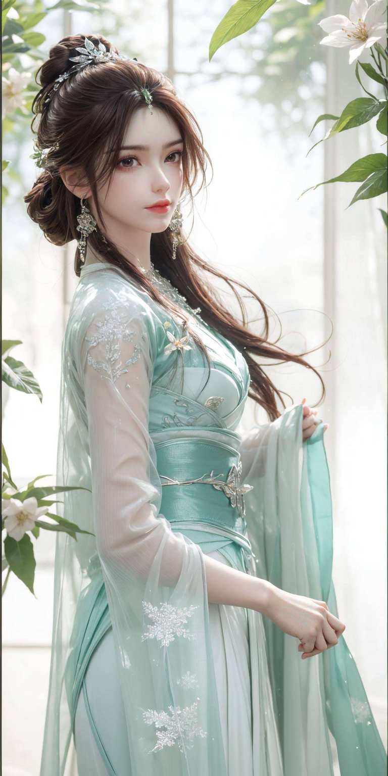 动漫女神之美宛若瑶池仙景