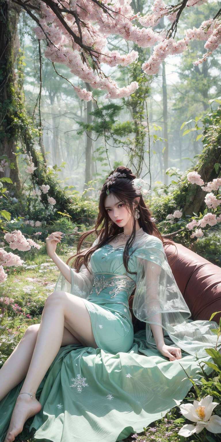 叶倾仙那仙气十足的姿容国漫女神的魅力