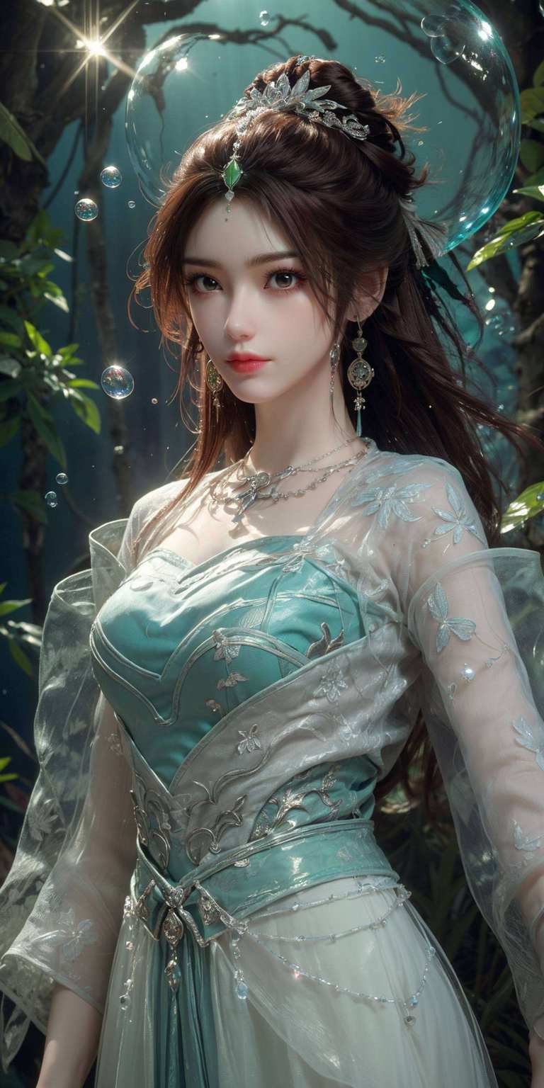 她是完美世界里的绝世美女让你的手机也能仙气萦绕