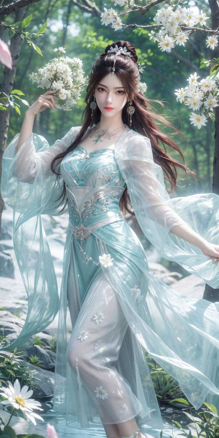 不仅脚下的玉足细腻如玉叶倾仙