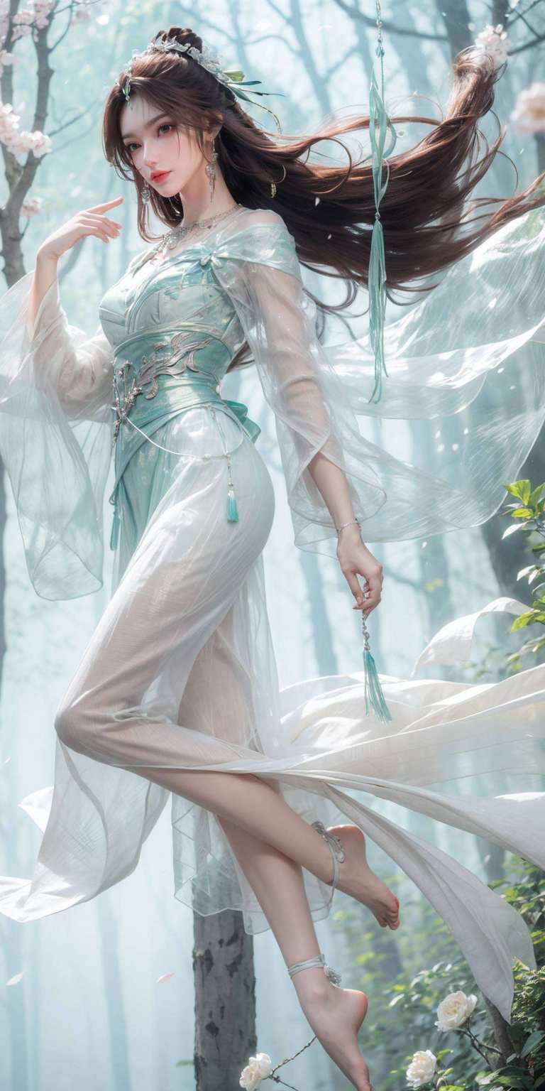 翩翩舞动在完美世界的仙子每一个眼神、每一个微笑都让人沉醉
