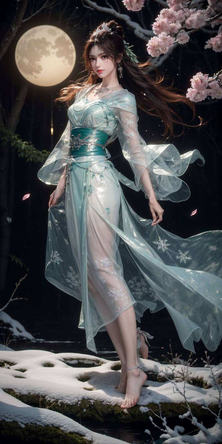 咱们这就一起去壁纸的海洋里畅游一番！今儿个给大家带来点儿新鲜玩意儿——叶倾仙玉足壁纸！这可是古香古色的完美世界里的国漫女神