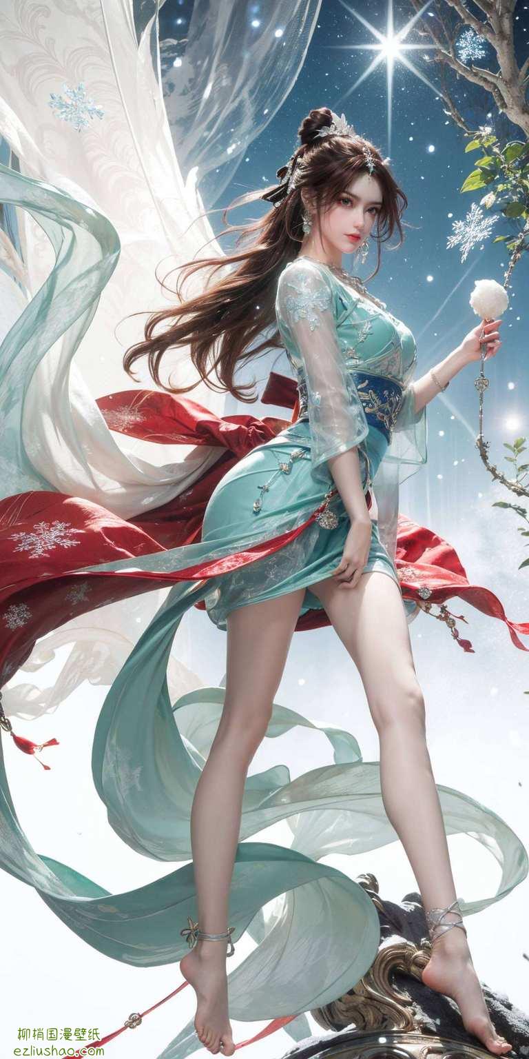 感受那份独特的玄幻之美翩翩起舞于完美世界的仙子